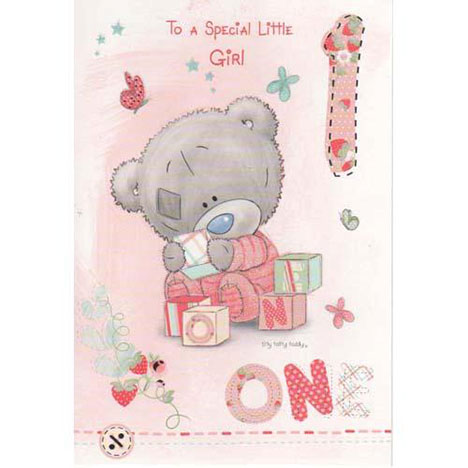 1st Birthday Tiny Tatty Teddy Me to You Bear Card £0.90